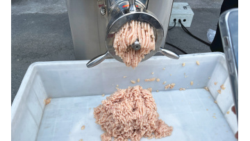 Industrial meat grinder
