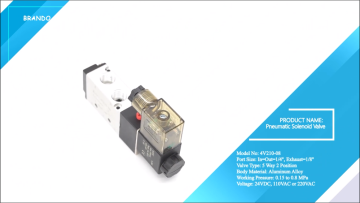 4V210-08 5/2 Way 5 Way 2 Position Pneumatic Air So