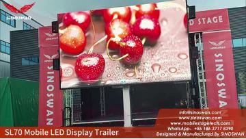 Take Your Outdoor Events to the Next Level with the SL70 Mobile LED Display Trailer!