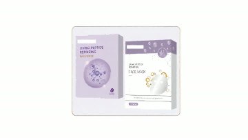 living peptide repairing face mask