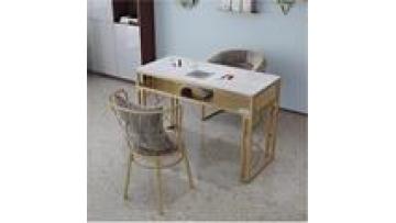 wholesale Free sample New models Modern style wireless charge marble furniture Beauty salon Manicure Nail table1