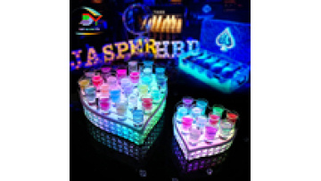 Heart-Shape LED Charging Cup Holder for Parties and Bars1