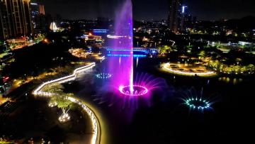Colorful LED Dancing Fountain