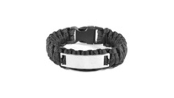 Wholesale Cheap Personalised Engraved Stainless Steel Metal Plate Paracord Bracelet1