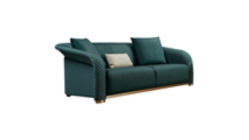 Modern living room sofa set high end genuine leather curved luxury sofas1