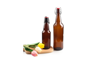 330ml 750ml amber glass bottle video