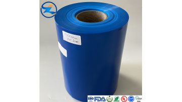 blister pharma packaging blue PVC film roll