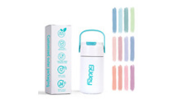 500ml Frosted Black Sports Plastic Bottle1