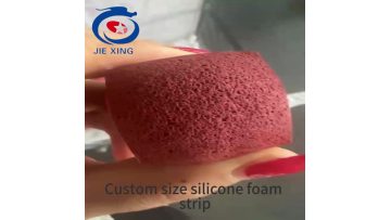 Silicone foam strip