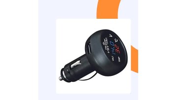 6.4A Dual USB Type C PD & Quick Charge 3.0 Motorcycle USB Charger with Voltmeter & ON/Off Switch1