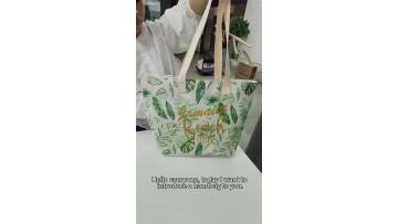 A portable canvas bag
