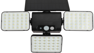 3 Heads 90LED solar motion sensor light modern Outdoor wall light  motion sensor solar gate light with Remote1