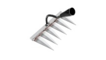 Carbon Steel Hand Rake for Sturdy Weeding, 4-tooth Steel (without Stick) Loosening Farm Tools Gardening Tools1