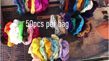 Hot sale elastic designer fall hair velvet scrunchies1