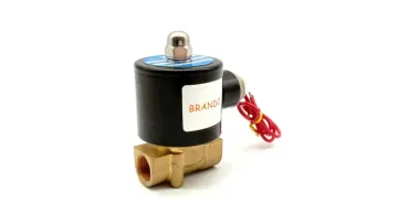 2W040-10 3/8′′ 2-Way Normally Closed Water Air Oil Gas Brass Solenoid Valve 12VDC 24VDC 24VAC 110VAC 220VAC1