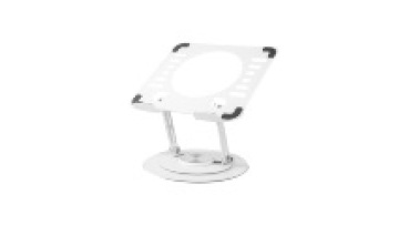 Ergonomic Portable Adjustable Vertical Laptop Stands Table with Strong Bracket Made of Steel and Silicone Protective Packaging1