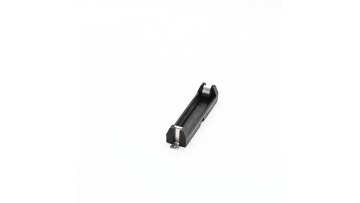 180 Degree Black Nylon Single AAA Battery Holder