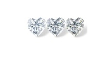 Loose Moissanite Diamond, DEFGH Color, VVS1 Clarity, Heart Shape, 1-3ct with GRA Certificate1