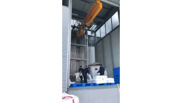 Ton Bag Discharge Station for Plastic Raw Material
