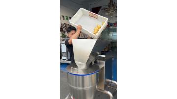 Potato chip cutting machine cutting machine