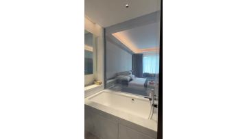 Dimming film for shower room