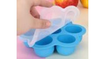 7 Cups Food Grade Silicone Egg Bites Molds  Baby Food Freezer,Ice Cube Trays With Lids1