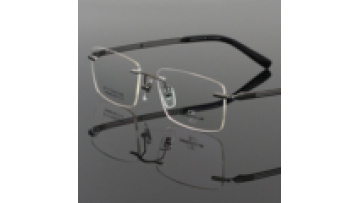 Pure Titanium Man Rimless Spectacle Frames1