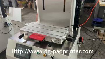 Motor plain Screen printing machine with T-slot worktable