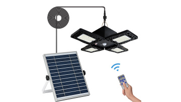 140LED solar parking lot Light