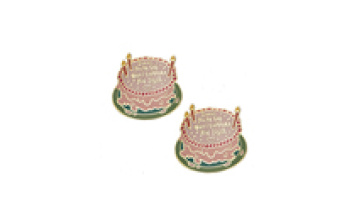 Enamel Pins Custom  Colorful Cake Shaped Custom Badges Pin Enamel with Gold Plating Custom Pins1