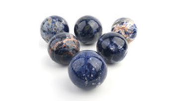Wholesale Fengshui Raw Stone Crystal  Sphere Blue Sodalite Crystal Spheres for Healing1