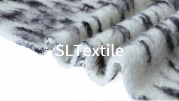 Premium 430GSM Wool Mohair Fleece Tweed Fabric