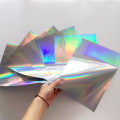 Myfoils A4 50pcs holographic hot Stamping Foil quill paper for Laminator Transfer by laser printer minc DIY stamping glue pen