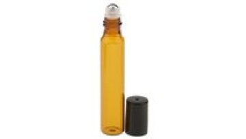 Wholesale Black Golden Cap Amber Glass Bottle 10ml Roll On Bottle Glass 10ml Roller Ball Bottles For Perfume Essential Oils1