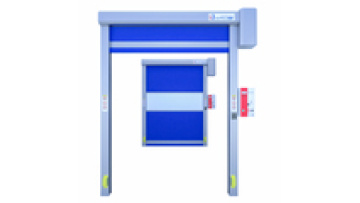 Protection Pvc Insulated Car Wash Entrance buy discount fast factory price high speed roll shutter door1