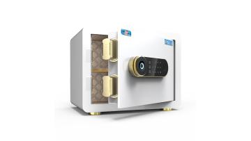 small digital fingerprint safe box with emergency 