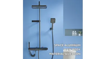 Sanitary Ware Bathroom Accessories Gold Shower Set with Shower Head1