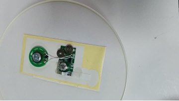  Greeting card voice module with slide switch to play birthday wishes audio