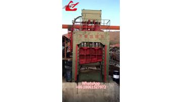 Gantry shear makes cutting fast and efficient