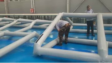 inflatable frame cleaning