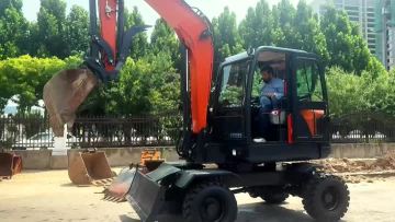excavators shipments
