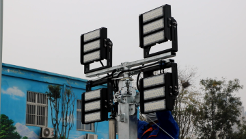 X7 light tower LED adjustable