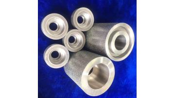 Electroplated diamond roller