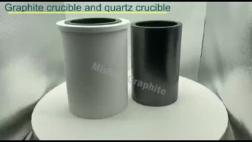 graphite crucible and quartz crucible