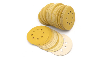 yellow sanding disc