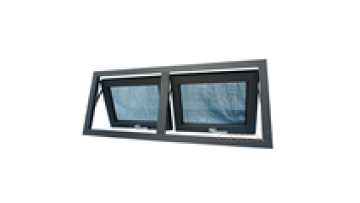 villa home manual aluminum frame custom made thermal break hurricane impact window awning1