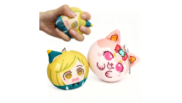 Custom Durable Plush Keychain Silk Screen Printed Personalized Squeaky Sound Bag Charm Squishy Beanbag Mini Toy Gift Wholesale1