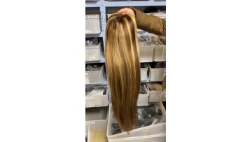 Pineapple wig products coloured human hair wigs design honey blonde highlighted human hair full lace hd deep wave frontal wigs1