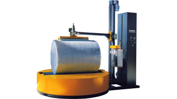 Paper reel wrapper with top platen device-Sinolion