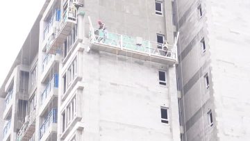 Glass fiber cloth application construction